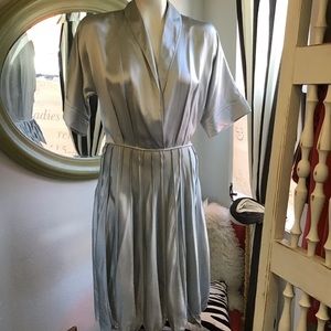 BCBGMaxAzria Silver Dress